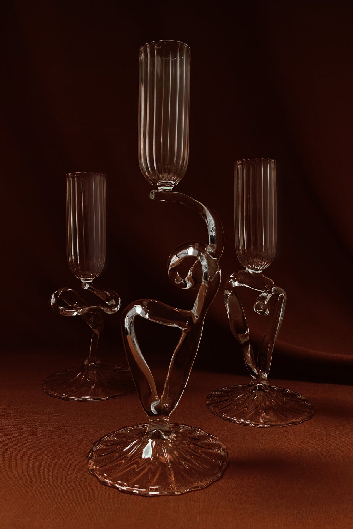Ribbon Candle Holder III