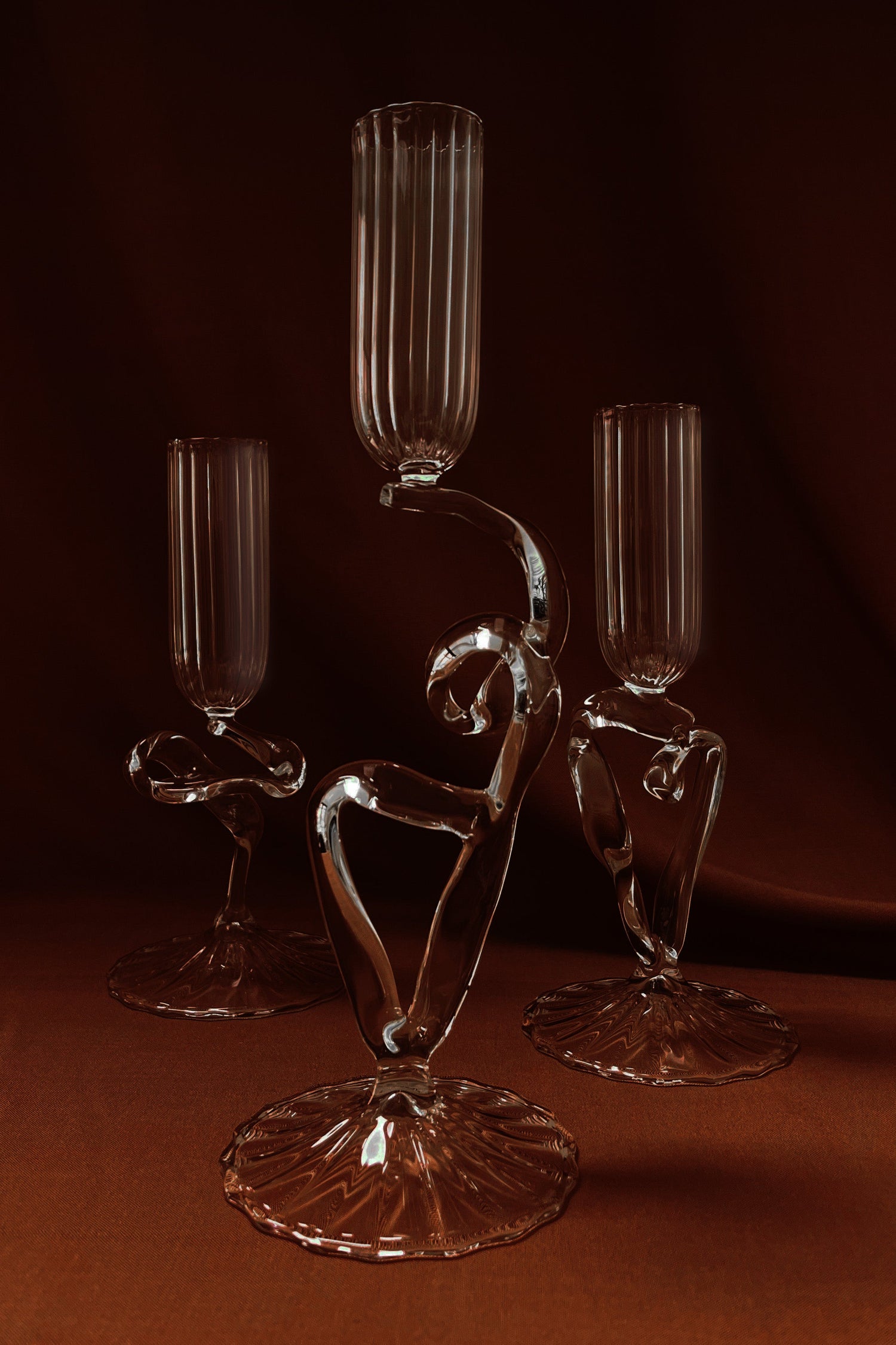 Ribbon Candle Holder II