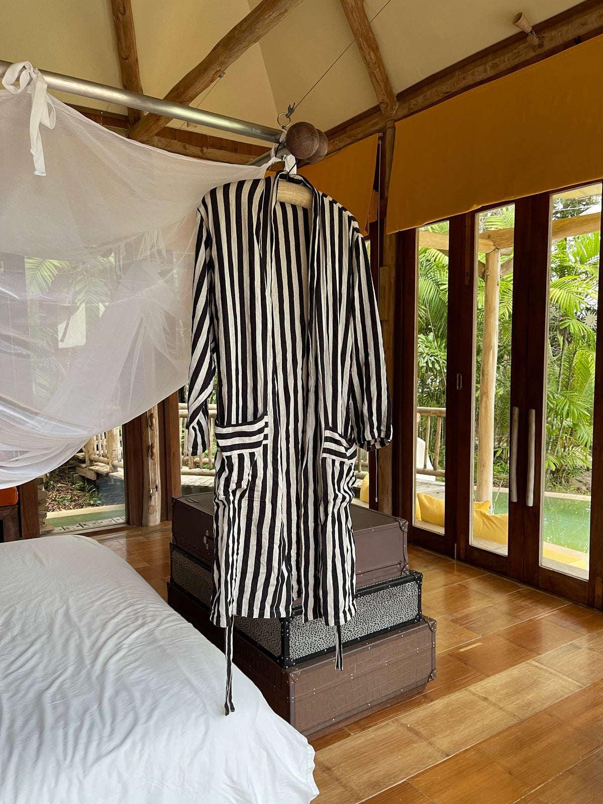 Striped Bath Robe