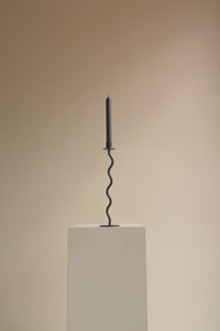 Iron Candlestick Wavy