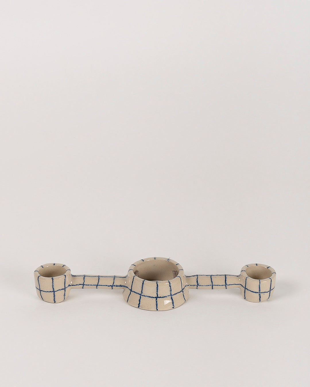 Odette Candle Holder Checkered