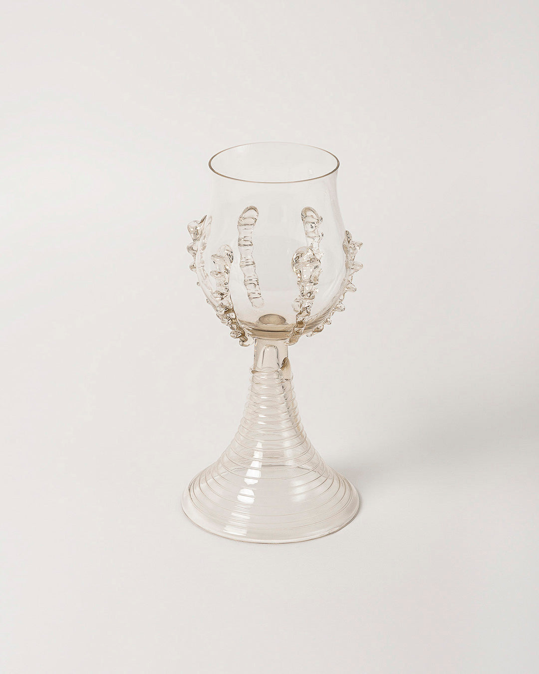 Ribbed Wine Goblet