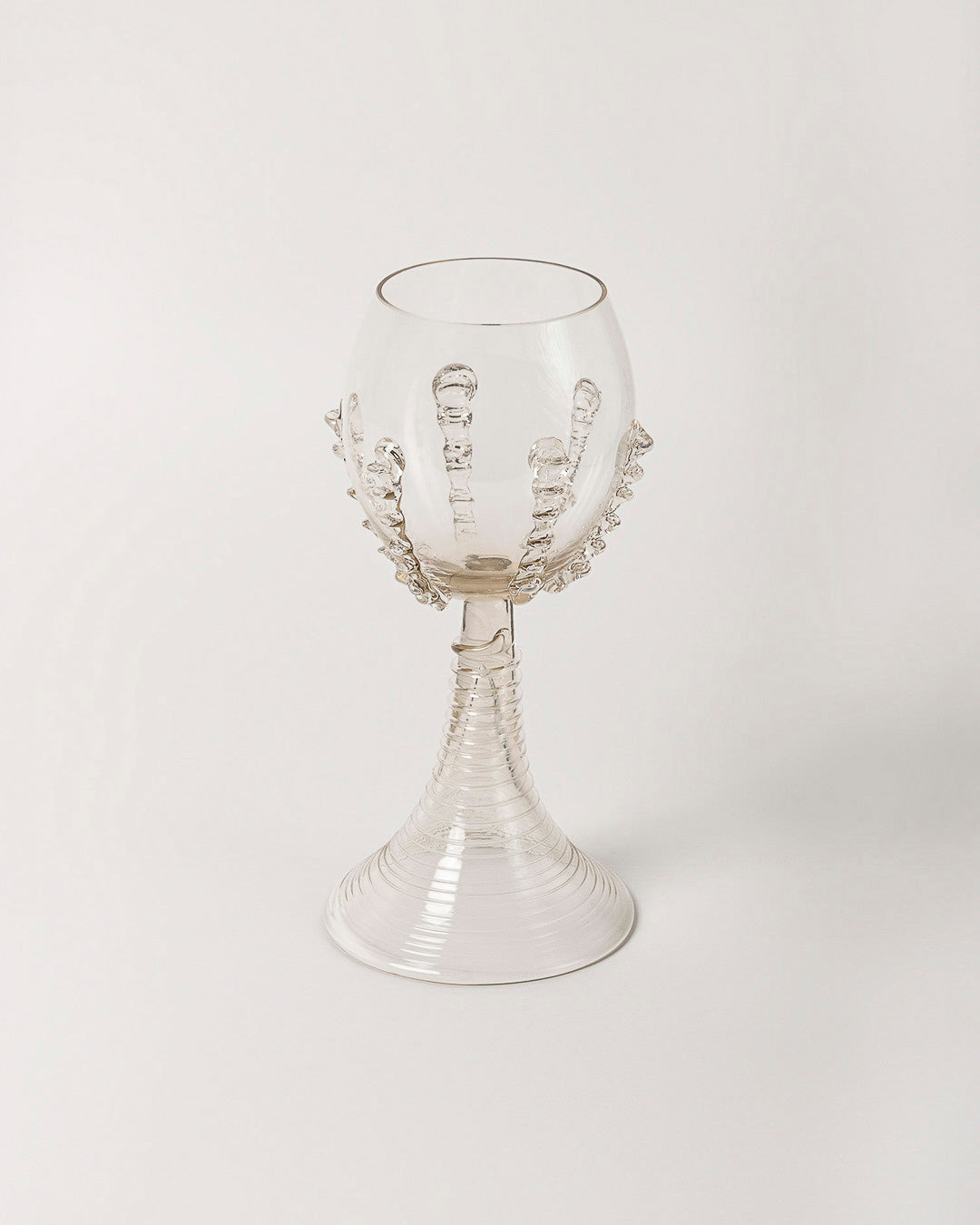 Tall Ribbed Goblet