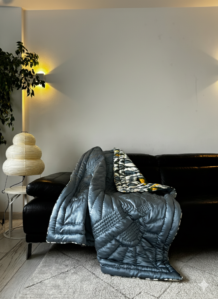 Silk Ikat Yorgan Blanket