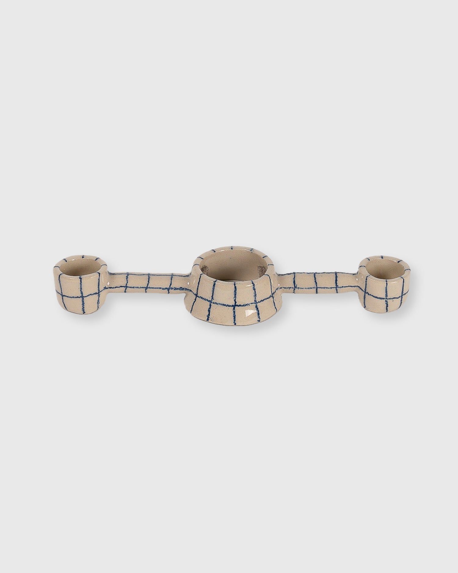 Odette Candle Holder Checkered