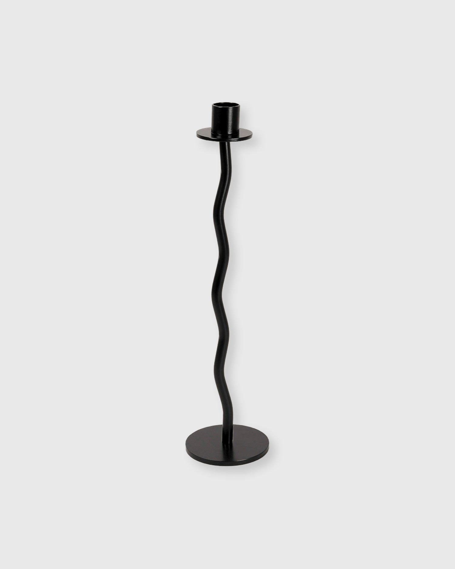 Iron Candlestick Wavy