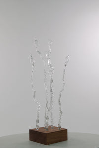 Glass Flower Sculpture