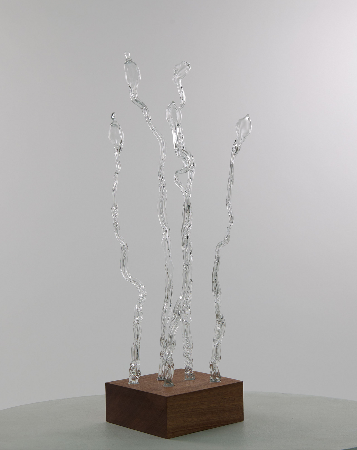 Glass Flower Sculpture